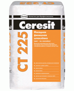 Шпаклевка цементная Ceresit CT225 фасадно и финишная (25кг)